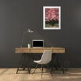 thumbnail image 4 of Vitaly Geyman 4x24 White Modern Wood Framed Wall Art Titled - Pink Dogwood III, 4 of 5
