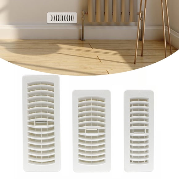 Ventilation Cover Floor Air Vent Cover Plastic Vent Ventilation Cover White Air Supply Air Vents Exhaust Grill