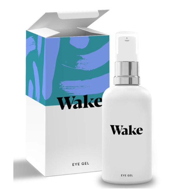 Wake Skincare Eye Gel Hydrating Eye Serum for Puffy Eyes, Dark