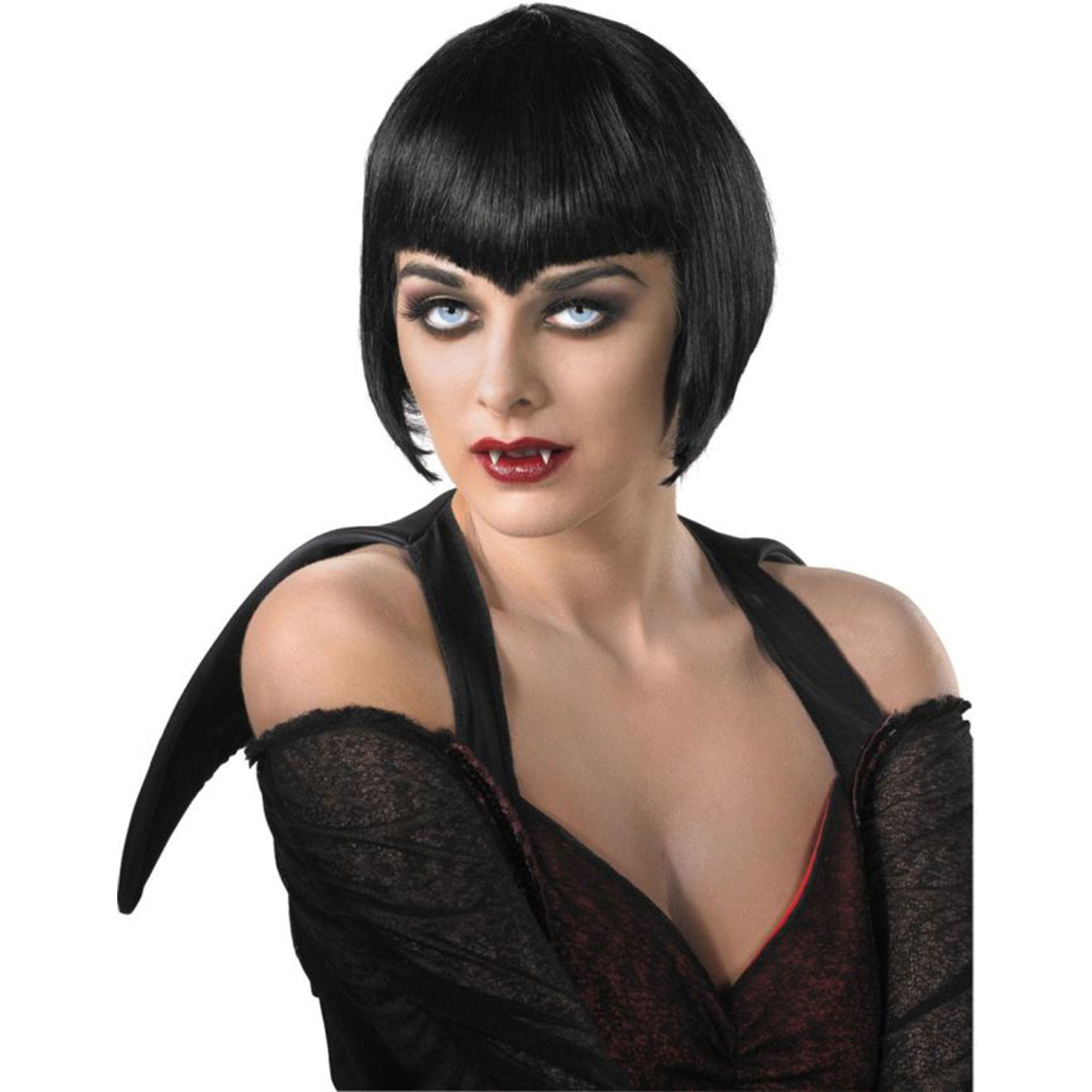 Morris Costumes Womens Vampire & Devil Vampira Black Wig, Style DG14854 ... Devil Costume For Women Makeup