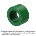 thumbnail image 3 of Uxcell Ferrite Toroid Core, Toroid Core 0.9"ODx0.6"IDx0.5"H Ferrite Rings, Green 50 Pack, 3 of 5