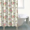 thumbnail image 4 of Pioneer Flower Floral Print Pattern Shower Curtain 84"x72", Bathroom Decorative Shower Curtain Set with 12 Hooks, Waterproof Washable, 4 of 6