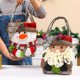 thumbnail image 3 of Shininglove Bolsa Bolsa de Dulces Santa Claus Elk Muñeco de Nieve Muñeca Bolsa de Tela Decoraciones navideñas para Navidad Favores Bolsa de Regalo-muñeco de Nieve, 3 of 5