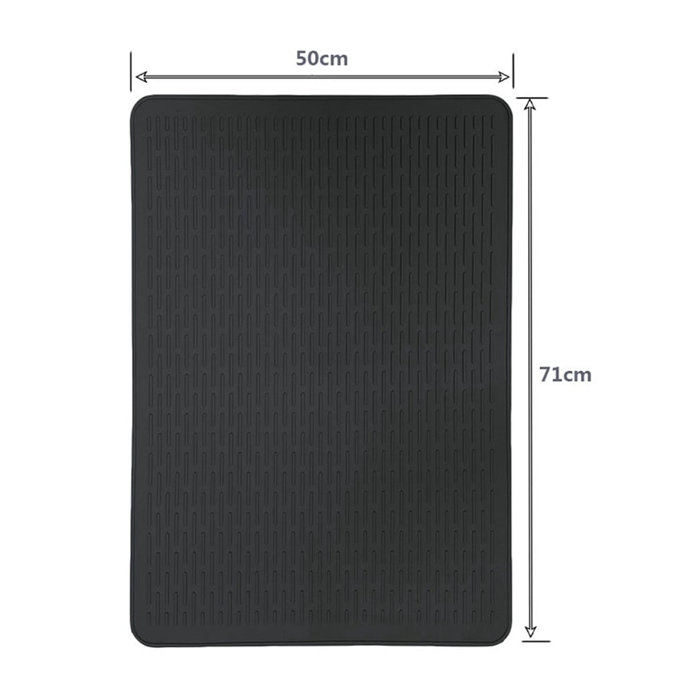 CHENGSI for Silicone Stove Top Protective Mat Cover for Electric Stove 71x50cm Wide Stripe Design Spill-Proof Counter Protector Expands Workspace Kitchen Accessory