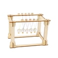 thumbnail image 3 of STARTIST Newton's Cradle DIY Desktop Wood Kids Craft Set Balance Ball for Home Office, 3 of 9
