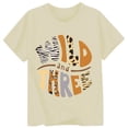 thumbnail image 3 of Chandail Filles Col Rond T-Shirts Graphiques T-Shirts Garçons T-Shirts Filles 3T Vêtements Tendance, 3 of 3