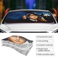 thumbnail image 5 of Windshield Sun Shade Foldable Car Front Window Sunshade For Car Suv Trucks Vans - Best Heat Shield Blocker Visor Cover Blocks Uv Rays And Keeps Your Vehicle Cool-Small, 5 of 5