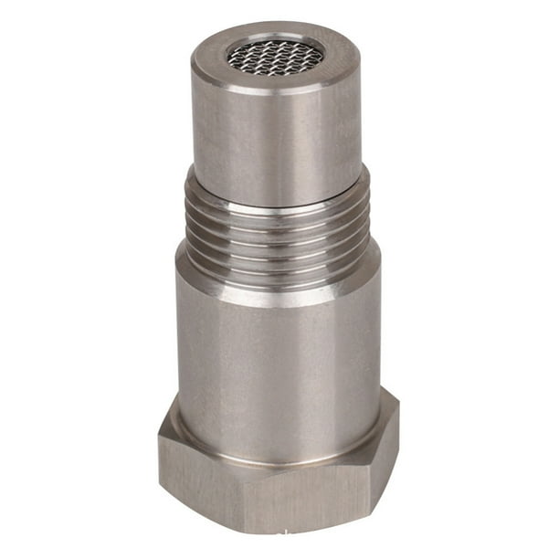 Sensores de Oxímeno de O2 M18x1.5 Adaptador de automóviles Protector de Acero Eliminador inoxidable de la Lunator de la Luzación del Modillo