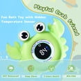 thumbnail image 3 of Intelligent temperature-sensing baby bathtub crab - digital water temperature monitor, touch switch, three-color temperature display system (too hot/comfortable/too cold), water play toys, newborn wa, 3 of 8