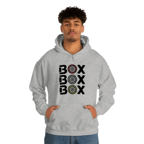 Box Box Box Graphic Hoodie