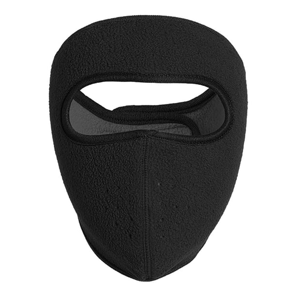 Máscara de ciclismo JShteea Polar Fleece Full Face Cover Black Accesorios para bicicletas