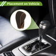 thumbnail image 3 of Cubierta de pomo de cambio automotriz universal para automóvil SUV camión Unique Bargains Marrón oscuro Marrón Tela, 3 of 7