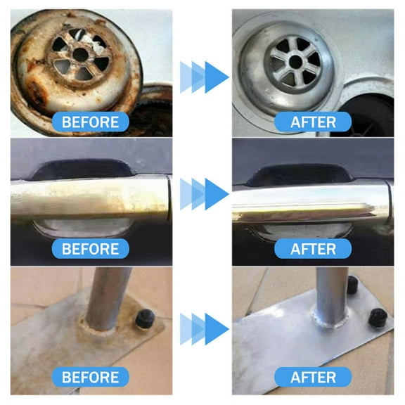 Zyutaosan 2X Car Parts Rust Cleaner Spray Wheel Hub Derusting Spray Rust Remover Accessory