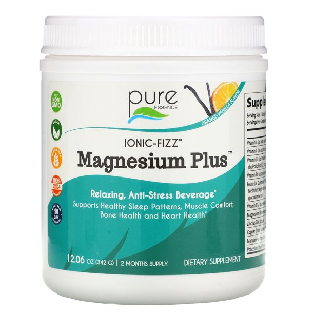 Pure Essence IonicFizz Magnesium Plus, OrangeVanilla, 12.06 oz (342 g