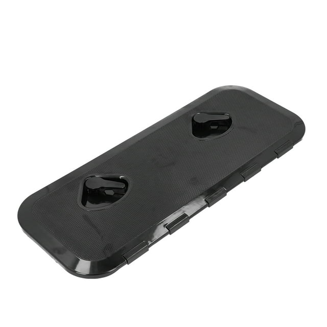 Marine Deck Access Hatch, Marine Deck Hatch ABS 180° Hinged With Lock Recessed Handle For Marine For RV For Boat For White,Black