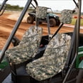 thumbnail image 2 of KUIFORTI Grey Camouflage UTV Seat Covers Seats Cover with Headrest Covers Easy Installation Water-Resistant Outdoor Seat Cover Set for Yamaha Rhino 700 660 450 2004-2021, 2 of 6