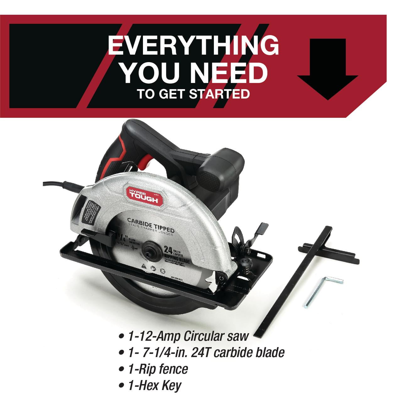 Hyper tough 12 amp circular saw discount