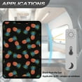 thumbnail image 5 of Yuyamidu Pineapple RV Door Window Shade Cover Collapsible RV Blackout Shades RV Window Cover with UV Protection and Hook and Loop, Universal RV Skylight Cover, 5 of 7