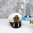 thumbnail image 3 of Halloween Captain Funny Headgear Pet Party Hat Cosplay Props for Cat Dog Puppy (Button Random Color), 3 of 8