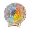 thumbnail image 1 of tamizeot Roue des Sentiments pour Enfants Outil Psychologique Efficace pour Espaces de Classe et de Bureau Roue des Sentiments, 1 of 6