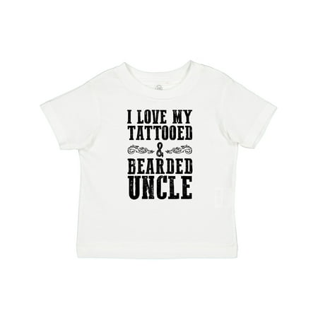 

Inktastic I Love My Tattooed & Bearded Uncle Gift Baby Boy or Baby Girl T-Shirt