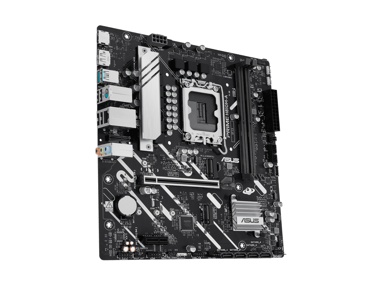 Asus Prime H810M-A-CSM Desktop Motherboard - Intel H810 Chipset - Socket LGA-1851 - Micro ATX (primeh810m-acsm)