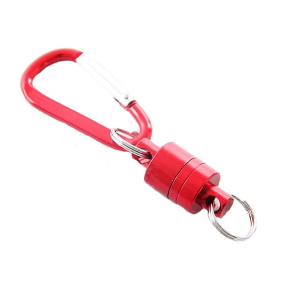 Lerpwige Magnetic Net Release Holder Net Release Clip Keychain Hook for Fly Fishing
