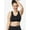 Black, variant on , The Steffi, Sports Bra, Cooling Mesh Ventilation, Moisture Wicking, Light Impact Supprt, Scoop Back, Stretch Fabric (Women's & Women's Plus)