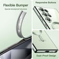 thumbnail image 6 of JETech Electroplated Case for Samsung Galaxy S24 Ultra 6.8-Inch, Camera Lens Full Protection, Compatible with MagSafe Wireless Charging, Shockproof Soft TPU Phone Cover (Titanium Green), 6 of 7