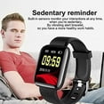 thumbnail image 3 of Reloj inteligente a prueba de agua con pantalla de frecuencia cardíaca y presión arterial, seguimiento de actividad física Smartwatch 116 Plus Pantalla a color Ormromra WMZL-652-3, 3 of 7