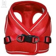 thumbnail image 4 of Gustave Soft Mesh Pet Dog Harness and Leash Set, No-Pull Pet Harness Adjustable Reflective Breathable Mesh for Small Medium Dogs and Cats (Red, Size M), 4 of 10