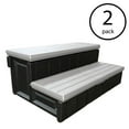 thumbnail image 2 of Leisure Accents 36 Inch Long Spa Hot Tub Storage Steps, Gray (2 Pack), 2 of 4