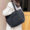 thumbnail image 5 of Wowcloth Women's Casual Large Capacity Tote Canvas Bag with Lining, Versatile Bohemian Style for Commute, Work and Outing in Spring and Summer, 5 of 9