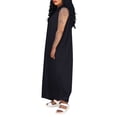thumbnail image 5 of Jalioing Women's Sweatshirt Dress Oversized Sleeveless Hooded Maxi Dresses Solid Casual Hoodie Dress with Pocket, 5 of 6