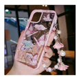 thumbnail image 2 of Fundas de teléfono de mariposa encantadora para Iphone 14, 13 Pro Max, 12, 11, XR, X, XS, 7, 8 Plus, Fundas de protección de TPU, Fundas de pulsera de flores Fivean unisex, 2 of 2