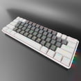 thumbnail image 4 of Teclado inalámbrico 18 Teclado mecánico con efecto de iluminación para ESports Gaming Office, 4 of 4