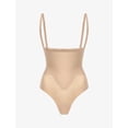 thumbnail image 1 of Commando Womens Zone Smoothing Open Bust Bodysuit - CC413 (Beige, S), 1 of 2