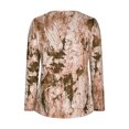 thumbnail image 5 of Cameland Ladies' Casual Printed Button Up Long Sleeved Round Neck Pullover Top, 5 of 5