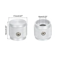 thumbnail image 2 of Uxcell Aluminium Potentiometer Knobs 6mm Control Knobs for Guitar,Power Amplifiers 17mm/0.67" Diam Silver 4pcs, 2 of 6