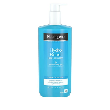 Neutrogena Hydro Boost Body Gel Cream Normal to Dry Skin 16 oz (Best Drugstore Body Lotion For Dry Itchy Skin)