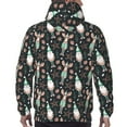thumbnail image 7 of Fotbe Men's Hoodie with Christmas cute deer old man Pattern - Kangaroo Pocket Pullover Hooded Sweatshirt, Perfect for Daily Wear, Travel, and Home-Small, 7 of 7