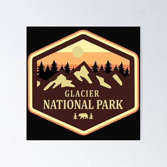 Glacier Bay National Park UNFRAMED Poster, 8x12