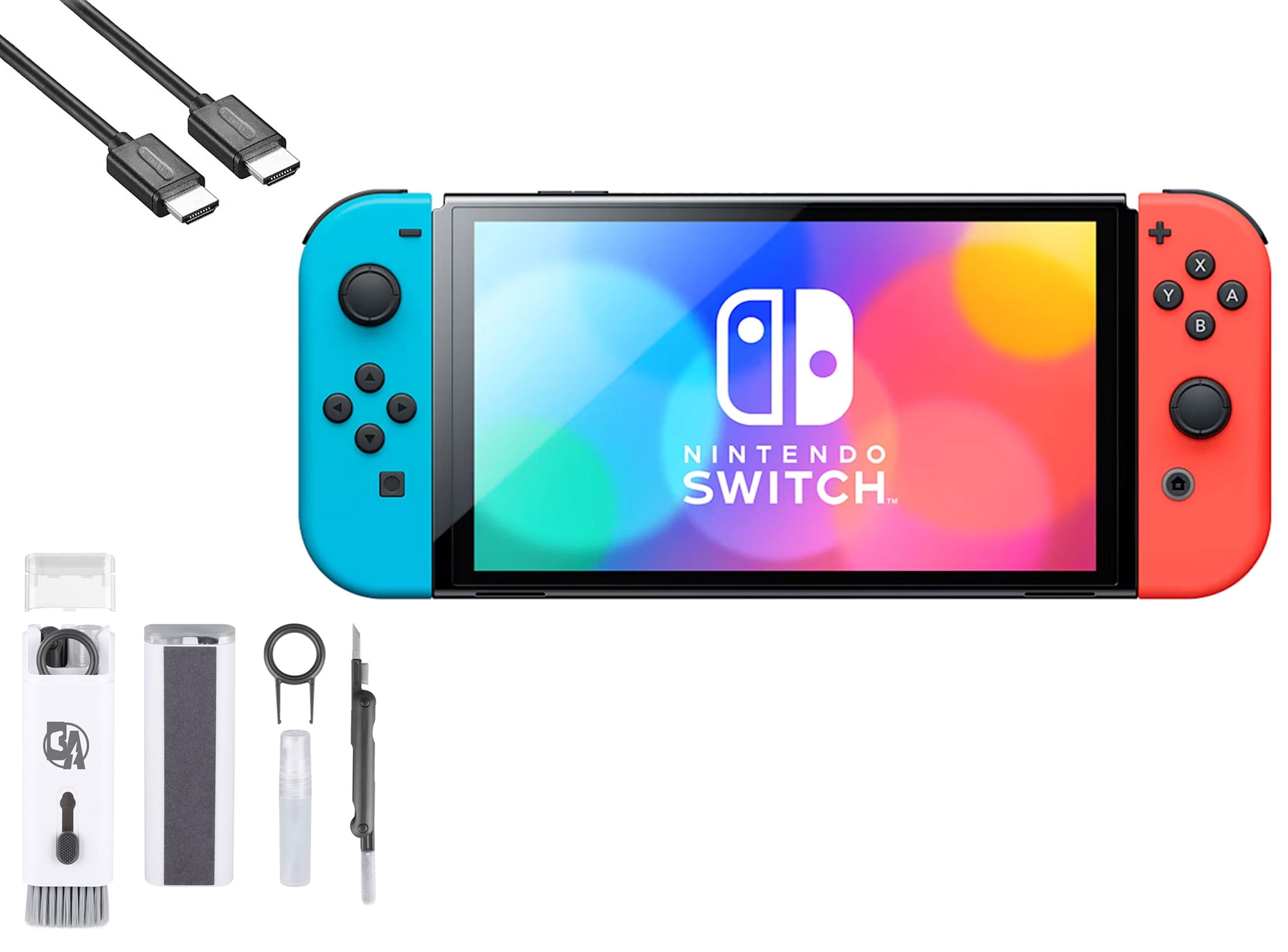 NintendoSwitchネオンレッド⑨ Nintendo 32GB Neon Switch Handheld Game Console, Original Model