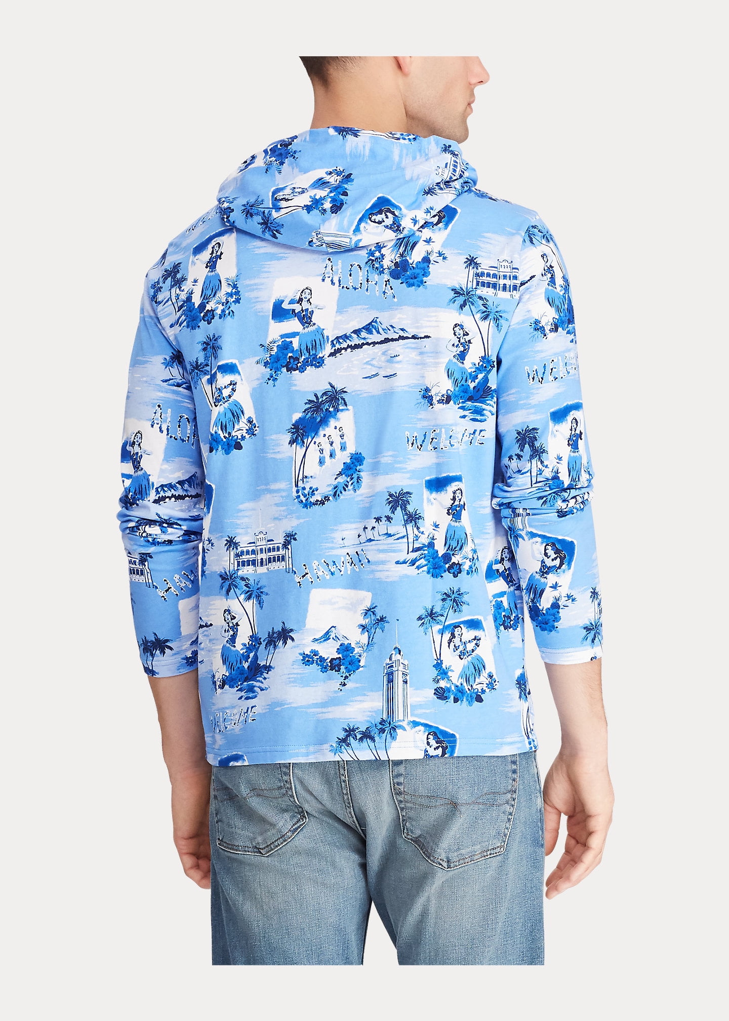 最新最全の ALOHA Lauren Ralph Polo Men's Jersey Tropical Tall & Big Clothing