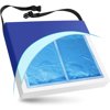 NYOrtho Wheelchair Firm Seat Cushion with Cooling Gel For Coccyx Sores Relief, 22” x 18" x 3"
