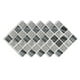 thumbnail image 3 of 30 piezas de Papel tapiz de mosaico PVC 3D impermeable a prueba de aceite autoadhesivo para encimeras de cocina Gris claro, 3 of 12