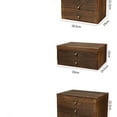 thumbnail image 2 of Solid Wood Multi Layer Drawer Desktop Storage Box Household Wooden Boxes Cosmetics And Jewelry Organizer Boxes, 2 of 5