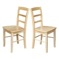 thumbnail image 4 of Madrid Ladderback Dining Chair in Natural (Set of 2), 4 of 11