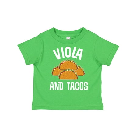 

Inktastic Viola and Tacos Funny Gift Toddler Boy or Toddler Girl T-Shirt