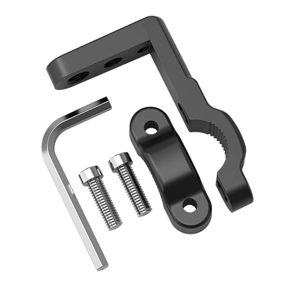 BIBABLYKE Motorcycle Multiunction Handlebar Mount Multifunction Motorcycle Handlebar Extension Bracket set for Lights & Navigation